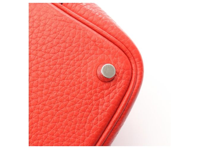 Hermès Picotin Lock PM Handtasche Rot - Ansicht 7