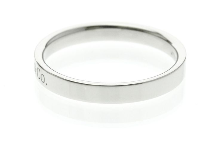Tiffany & Co Anello piatto Tiffany in platino Argento - vista 2