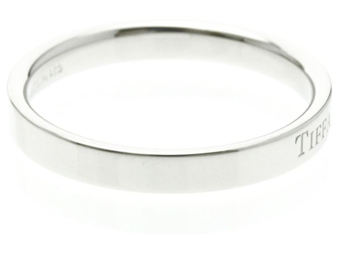 Tiffany & Co Anello piatto Tiffany in platino Argento - vista 4