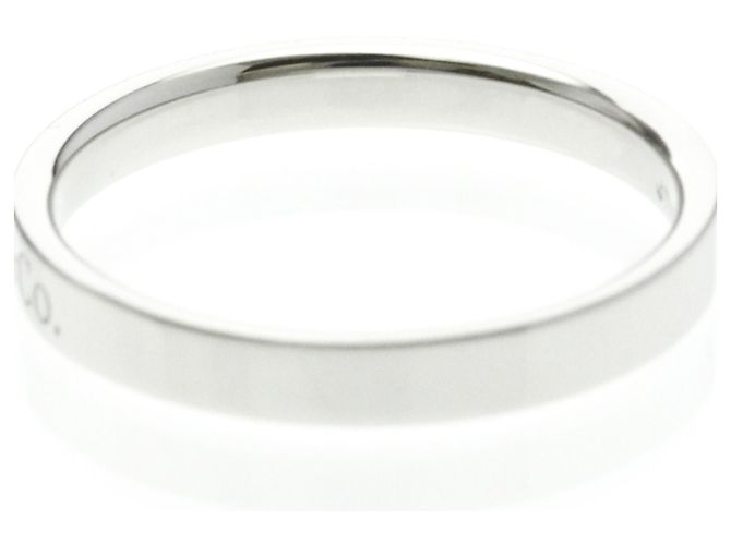 Tiffany & Co Anello piatto Tiffany in platino Argento - vista 6