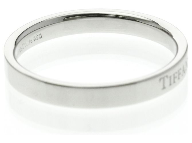 Tiffany & Co Anello piatto Tiffany in platino Argento - vista 8