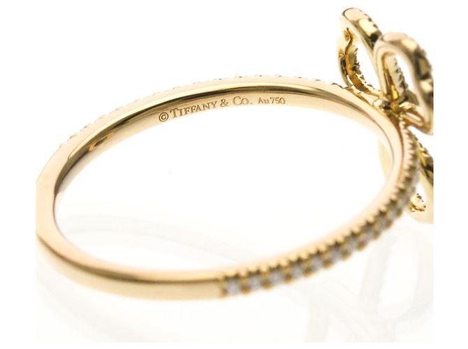 Tiffany & Co Offener Diamant-Ring Papierblume Tiffany Golden - Ansicht 8