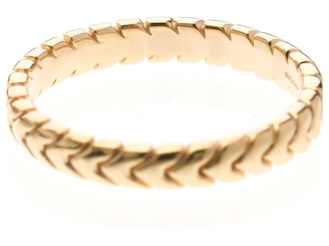 Bulgari Anello Spiga in Oro Rosa Bvlgari D'oro - vista 8
