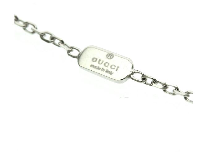 Collar Péndulo Icon Gucci en Oro Blanco de 18K Plata - vista 9
