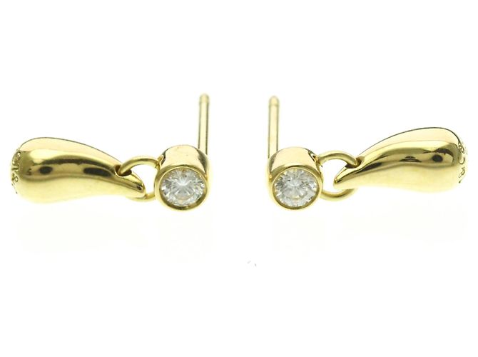 Tiffany & Co Orecchini a goccia di diamante Tiffany D'oro - vista 3