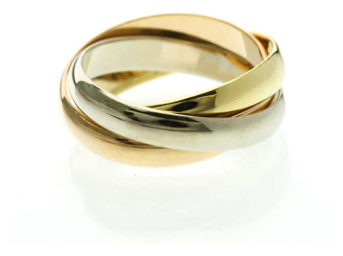 Anello Trinity di Cartier D'oro - vista 3