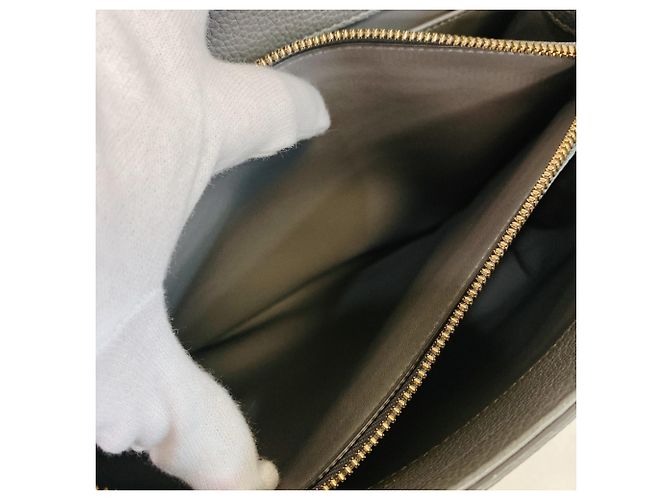 Céline CELINE Celine 16 Seize Medium 2-Wege Schultertasche in Grau Braun - Ansicht 9