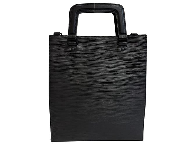 Borsa a spalla in pelle Epi Louis Vuitton Nero - vista 2