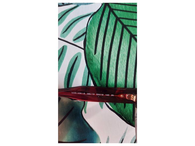 Gafas de sol Versace rojas - vista 5