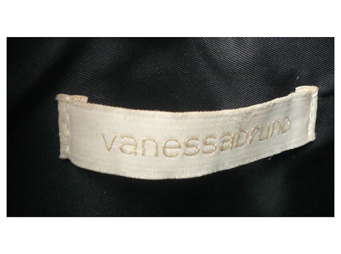 VANESSA BRUNO Pochette in Pelle Nera Ottime Condizioni Nero - vista 5