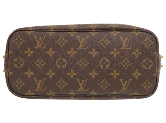 Borsa Louis Vuitton Neverfull PM Marrone Monogramma - vista 3