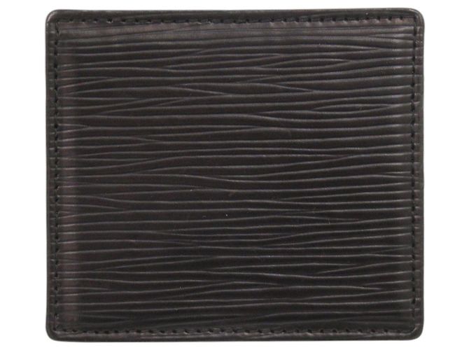 Portafoglio in pelle Epi Louis Vuitton Nero - vista 2