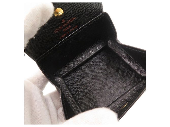 Portafoglio in pelle Epi Louis Vuitton Nero - vista 5