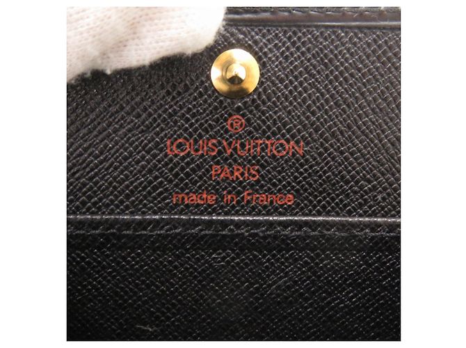 Portafoglio in pelle Epi Louis Vuitton Nero - vista 6