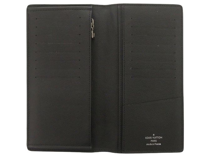 Portafoglio Lungo Brazza Taiga Nero Louis Vuitton - vista 4