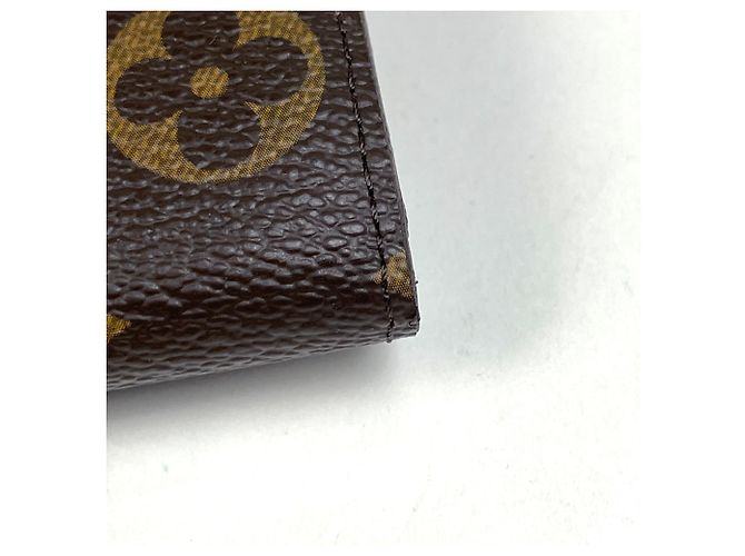 Sarah Portafoglio Monogramma Louis Vuitton Marrone - vista 3