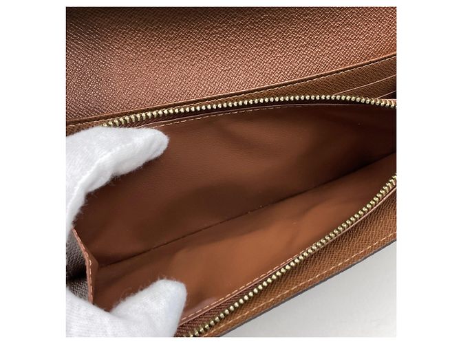 Sarah Portafoglio Monogramma Louis Vuitton Marrone - vista 6