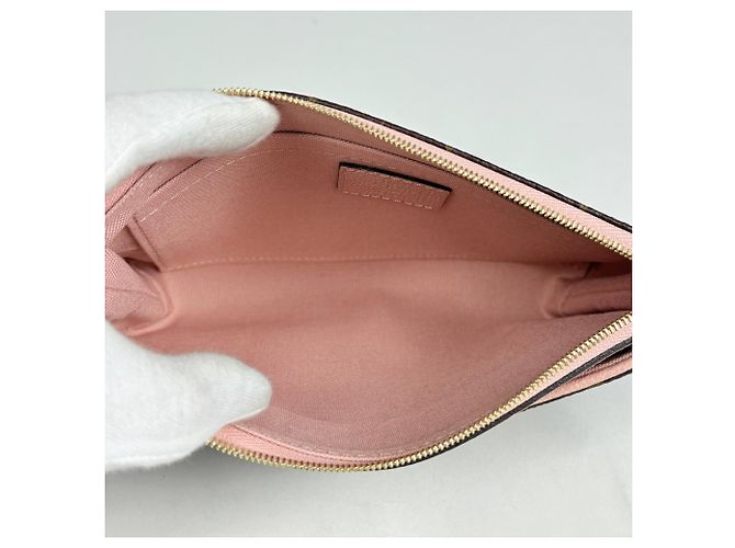 Borsa a Spalla Pallas Clutch 2 in 1 Louis Vuitton Marrone Rosa Monogramma - vista 7