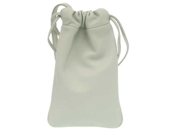 Céline Pouch per telefono con cordino Triomphe di Celine Verde chiaro - vista 3