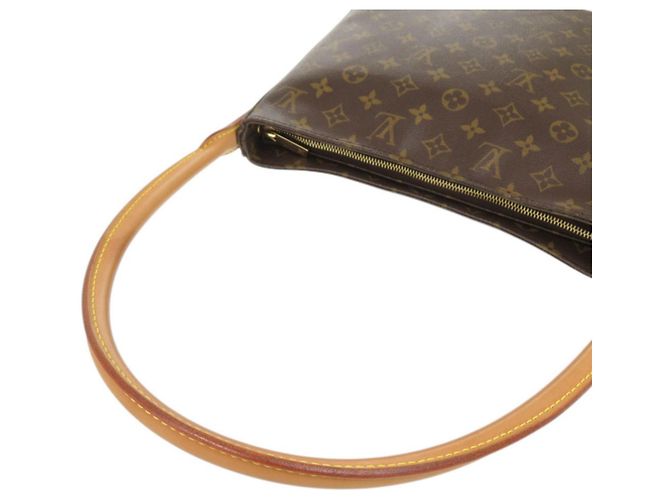 Borsa a Spalla Monogram Looping GM di Louis Vuitton Marrone Monogramma - vista 7