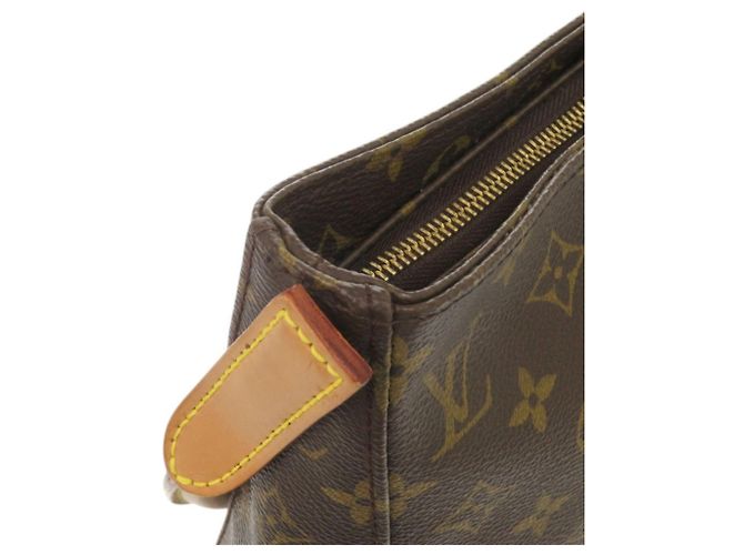 Borsa a Spalla Monogram Looping GM di Louis Vuitton Marrone Monogramma - vista 9