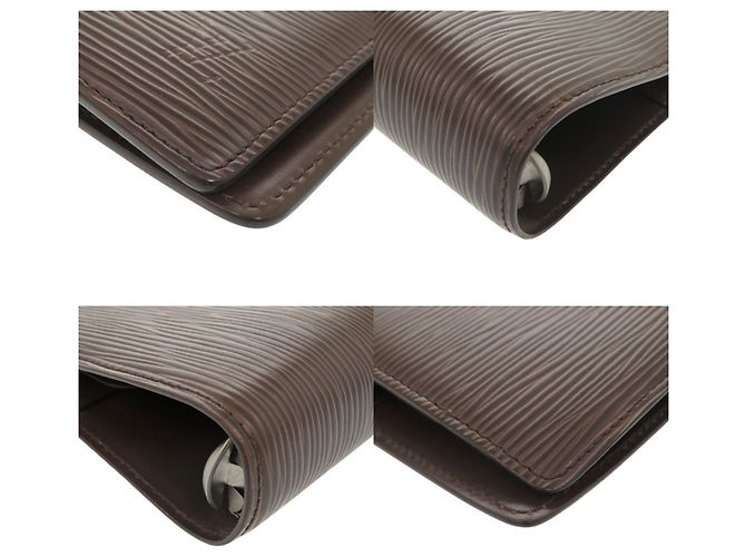 Copertura per notebook Agenda GM Epi Louis Vuitton Marrone - vista 3