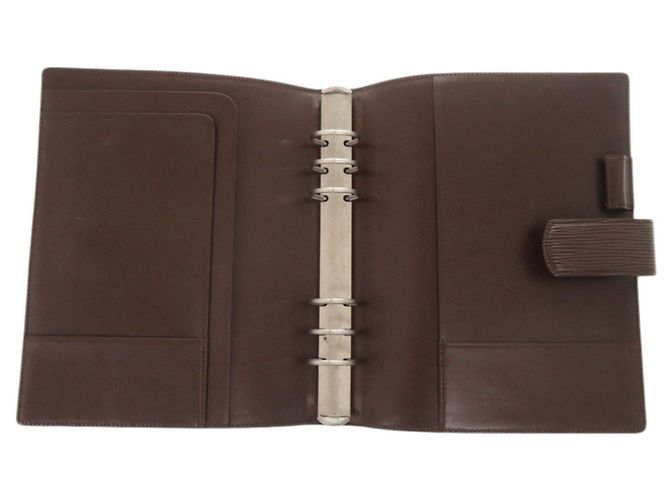 Copertura per notebook Agenda GM Epi Louis Vuitton Marrone - vista 4