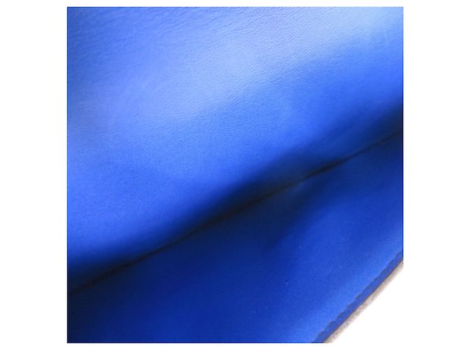 Borsa in pelle Courchevel edizione limitata Hermès Blu - vista 6