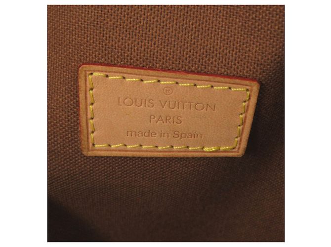 Borsa Pochette Gange Monogram Louis Vuitton Marrone Monogramma - vista 7