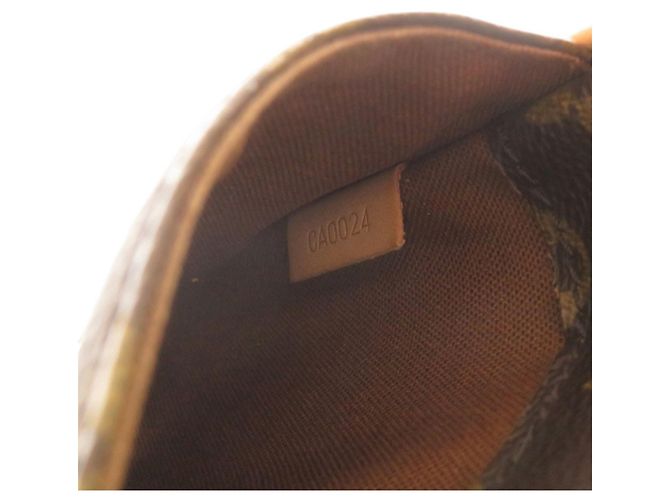 Borsa Pochette Gange Monogram Louis Vuitton Marrone Monogramma - vista 8
