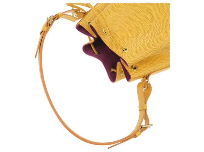 Noe Borsa a Spalla Petit Noé Epi Louis Vuitton Giallo - vista 6