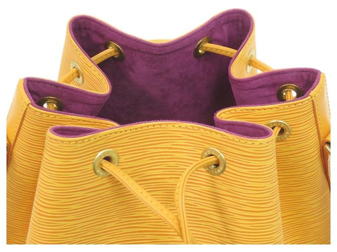 Noe Borsa a Spalla Petit Noé Epi Louis Vuitton Giallo - vista 7