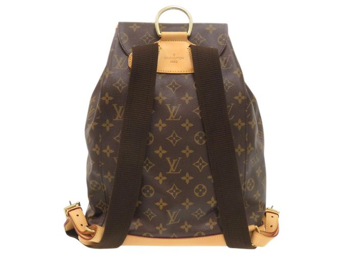 Louis Vuitton Montsouris GM Monogram Rucksack Braun Monogramm - Ansicht 2