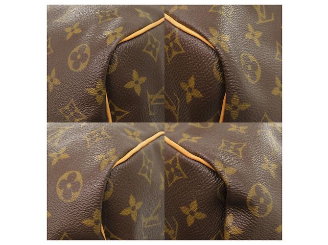 Borsa Keepall Bandoulière 60 Monogram Louis Vuitton Marrone Monogramma - vista 4