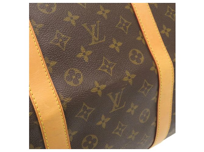 Borsa Keepall Bandoulière 60 Monogram Louis Vuitton Marrone Monogramma - vista 8