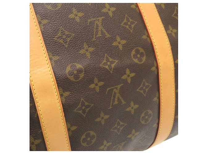 Borsa Keepall Bandoulière 60 Monogram Louis Vuitton Marrone Monogramma - vista 9