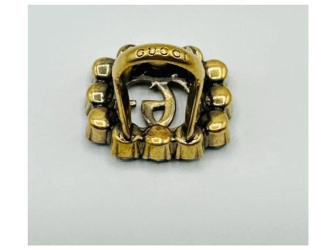 Anello Gucci in bronzo e cristallo Verde - vista 3