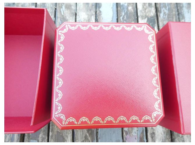 Caixa Cartier para pulseira Love, nova Vermelho - vista 4