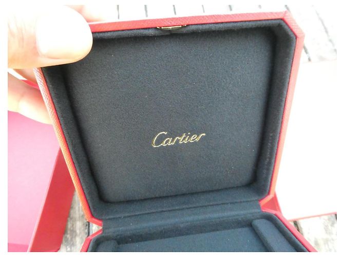 Cartier-Box für Anhänger, neu Rot - Ansicht 4