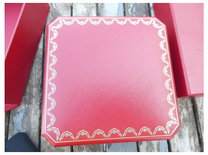 Cartier-Box für Anhänger, neu Rot - Ansicht 5