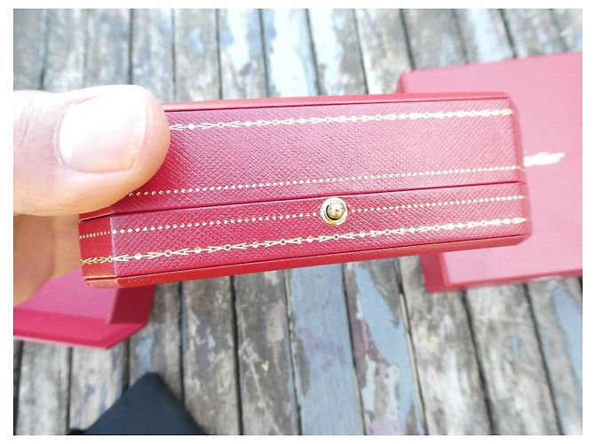 Cartier-Box für Anhänger, neu Rot - Ansicht 6