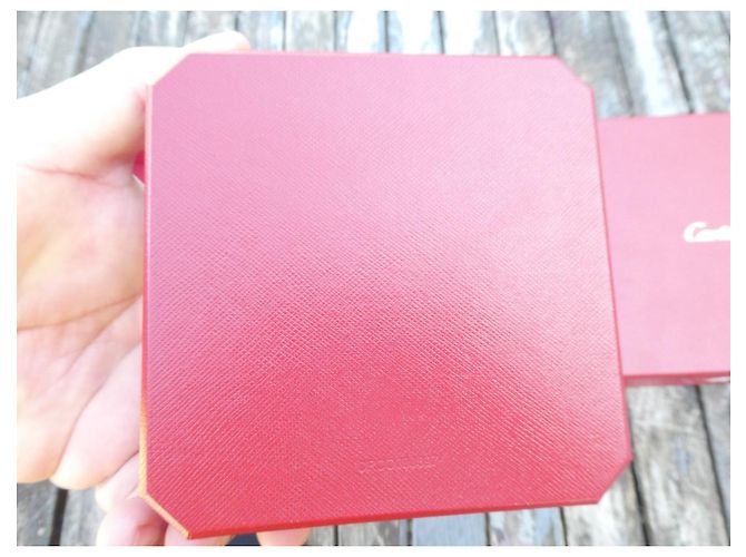 Cartier-Box für Anhänger, neu Rot - Ansicht 7