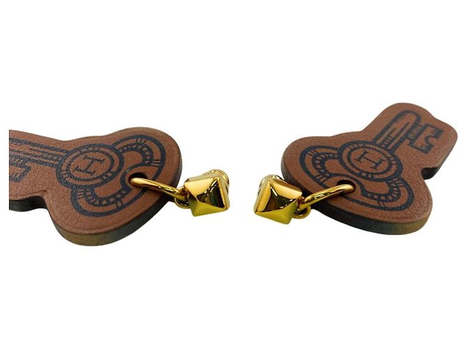 Orecchini H Curiosité di Hermès Marrone - vista 4