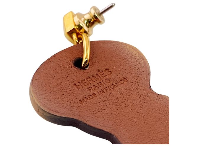 Orecchini H Curiosité di Hermès Marrone - vista 9