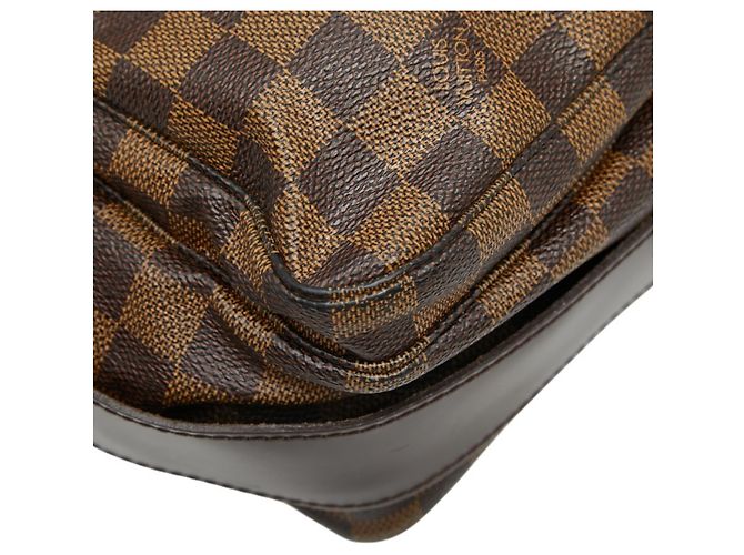 Borsa a Spalla Damier Naviglio Louis Vuitton Marrone - vista 5