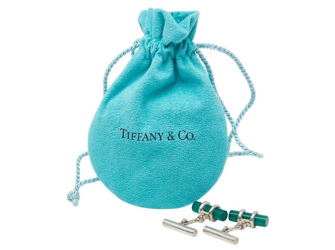 Manschettenknöpfe aus Sterlingsilber von Tiffany & Co. - Ansicht 4
