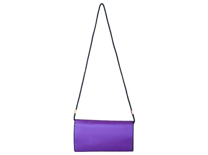 Autre Marque Bolsa transversal Borbonese roxa Roxo - vista 3