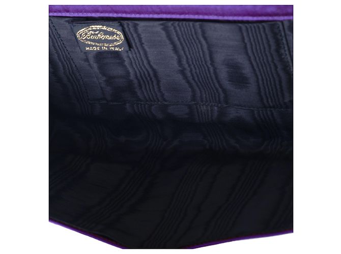 Autre Marque Bolsa transversal Borbonese roxa Roxo - vista 8