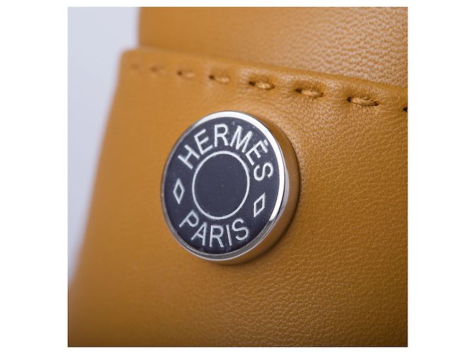 Custodia per telefono Hermès Pilo in agnello Milo D'oro Giallo - vista 2