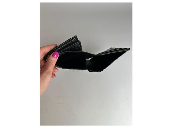 Vintage Givenchy Leather Wallet Black - view 5